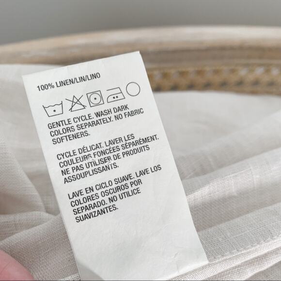 Leanne Ford For Crate & Barrel Soft Linen Euro Sham - Picture 7 of 7